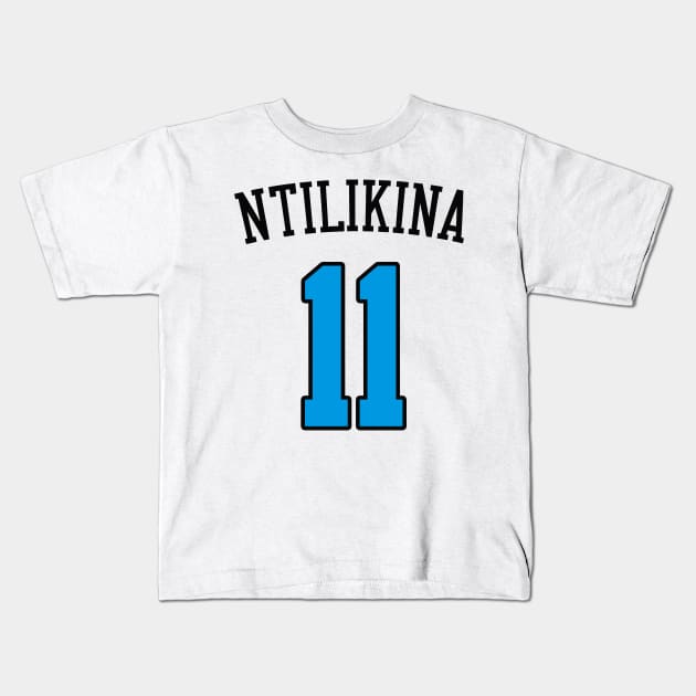 ntilikina Kids T-Shirt by telutiga